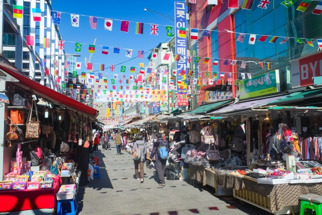ソウル・南大門市場の街並み